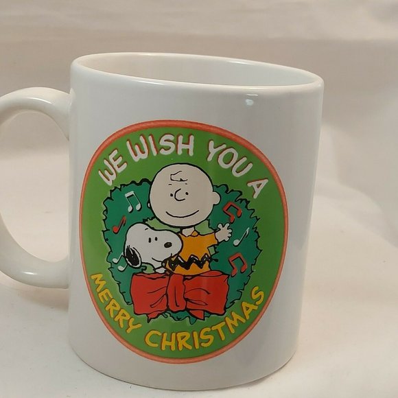 2011 Peanuts Worldwide LLC Snoopy Charlie Brown Woodstock Christmas Mug - Picture 8 of 8